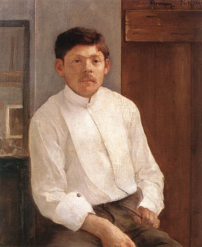 Portrait of Ede Kallos by Károly Ferenczy